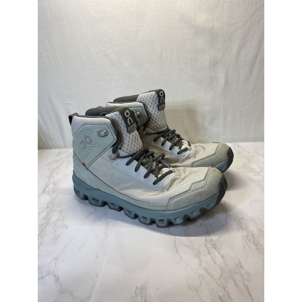 On Cloudridge Glacier/Sea Shoes womens size 8 - Picture 1 of 7